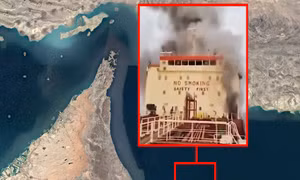 Tàu mặt nước không người lái của Iran lần đầu đánh trúng mục tiêu trong xung đột Trung Đông