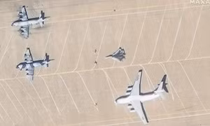 Tiêm kích tàng hình Su-57 của Liên bang Nga lần đầu xuất hiện ở Iran gây nhiều đồn đoán