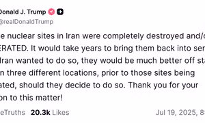 Tổng thống Trump tuyên bố sẽ xoá sổ bất kỳ cơ sở hạt nhân mới nào của Iran
