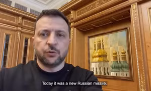 Ông Zelensky lên tiếng sau khi có tin Nga lần đầu dùng tên lửa ICBM tấn công Ukraine
