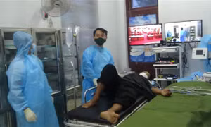Cấp cứu thành công một ngư dân gặp nạn ở vùng biển Trường Sa