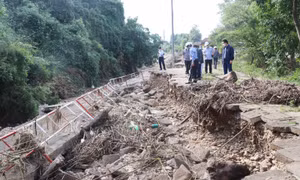 Phú Yên: Hệ thống thủy nông Đồng Cam bị sạt lở nghiêm trọng