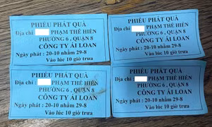 Cảnh giác với chiêu lừa tặng phiếu từ thiện