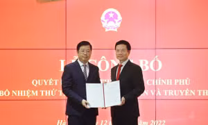 Công bố quyết định bổ nhiệm Thứ trưởng Bộ Thông tin và Truyền thông Nguyễn Thanh Lâm