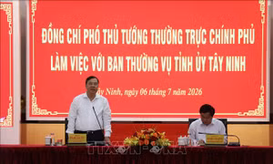 Tây Ninh bám sát mục tiêu tăng trưởng, đẩy nhanh giải ngân vốn đầu tư công 