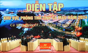 Cà Mau xây dựng khu vực phòng thủ vững chắc