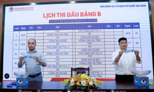 Bốc thăm, xếp lịch thi đấu vòng loại Giải bóng đá Vô địch U17 quốc gia 2026