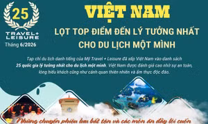 Việt Nam lọt top điểm đến lý tưởng nhất cho du lịch một mình