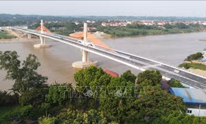 Khánh thành cầu Vĩnh Phú hơn 540 tỷ đồng bắc qua sông Lô