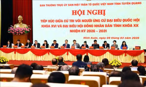 Bầu cử Quốc hội và HĐND: Lắng nghe tâm tư, nguyện vọng của cử tri