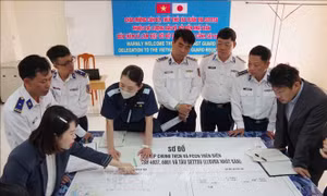 Lực lượng Bảo vệ bờ biển Nhật Bản thăm Bộ Tư lệnh Vùng Cảnh sát biển 2