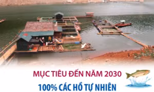 Mục tiêu đến năm 2030: 100% các hồ tự nhiên được đánh giá nguồn lợi thủy sản