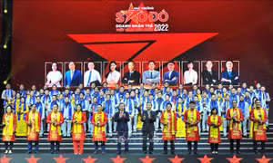 Trao Giải thưởng Sao Đỏ - Doanh nhân trẻ Việt Nam tiêu biểu năm 2022