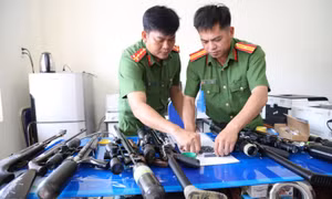 Tây Ninh vận động thu hồi nhiều súng hơi, đạn chì