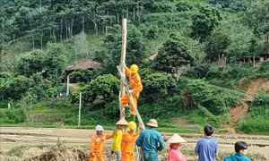 Sơn La: Tập trung cấp điện trở lại cho người dân sau mưa lũ
