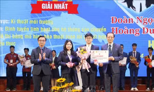 Vinh danh những dự án có hàm lượng khoa học cao của học sinh trung học