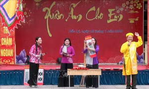 Quảng Bình: Lan tỏa loại hình nghệ thuật hội bài chòi trong trường học