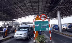 Thực hiện 100% thu phí không dừng trên cao tốc Hà Nội - Hải Phòng từ 1/6