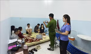 Bắt quả tang 9 đối tượng tàng trữ, sử dụng ma túy trái phép