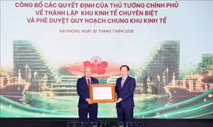 Công bố các Quyết định về Khu kinh tế và khởi động Khu thương mại tự do Hải Phòng 