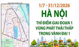 Vùng phát thải thấp Hà Nội thực hiện thí điểm từ 1/7 - 31/12/2026