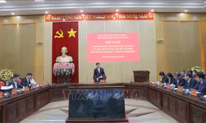 Công bố Quyết định kiểm tra, giám sát đối với Ban Thường vụ Tỉnh ủy Ninh Bình