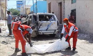 Vụ đánh bom xe liên hoàn ở Somalia: Số người thiệt mạng tăng gần gấp đôi