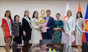 Gặp mặt và chúc mừng Hoa hậu Quốc tế Huỳnh Thị Thanh Thủy