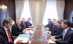 Tổng Bí thư Tô Lâm gặp Thủ tướng Slovakia