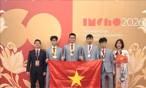 Cả 4 học sinh Việt Nam đều giành Huy chương tại Kỳ thi Olympic Hóa học Quốc tế Mendeleev