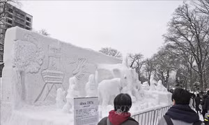 Lễ hội băng tuyết Sapporo 'hút khách' trở lại