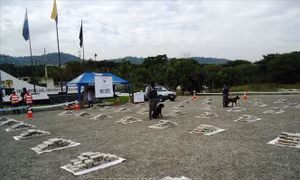 Hải quân Ecuador thu giữ khoảng một tấn cocaine