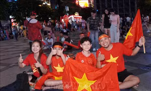 ASEAN Cup 2026: Người hâm mộ TP Hồ Chí Minh tiếp lửa cho đội tuyển Việt Nam 