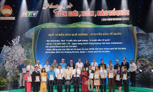 Hơn 44 tỷ đồng ủng hộ Quỹ Vì biển đảo quê hương - Vì tuyến đầu Tổ quốc