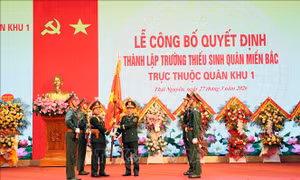 Thành lập Trường Thiếu sinh quân miền Bắc trực thuộc Quân khu 1