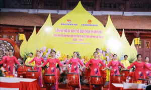 Khai hội truyền thống di sản thế giới chùa Thanh Mai