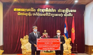 Hà Nội hỗ trợ tỉnh Luang Prabang của Lào phòng chống dịch COVID-19