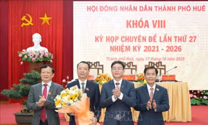 Phó Bí thư Thành ủy Phan Thiên Định được bầu giữ chức Chủ tịch UBND thành phố Huế 