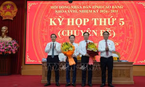 Ông Lương Tuấn Hùng được bầu làm Phó Chủ tịch UBND tỉnh Cao Bằng