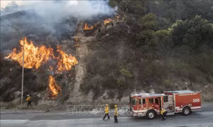 Cháy rừng lan rộng tại bang California