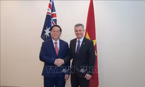 Trưởng Ban Tuyên giáo và Dân vận Trung ương Nguyễn Trọng Nghĩa thăm làm việc tại Australia
