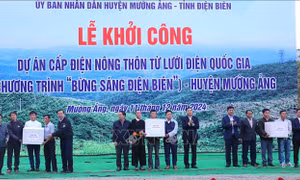 Khởi công dự án cấp điện nông thôn tại huyện nghèo Mường Ảng
