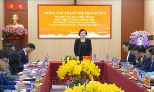 Mạnh dạn đưa cán bộ trẻ, có triển vọng từ cấp tỉnh về cơ sở