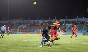 Khánh Hòa và Hoàng Anh Gia Lai chia điểm trong trận 'chung kết ngược'
