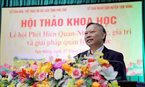 Giải pháp quản lý, tổ chức lễ hội Phết Hiền Quan