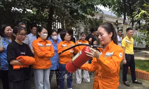 Ngành điện chủ động phòng ngừa, ứng phó với mọi tình huống cháy, nổ