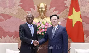 Chủ tịch Quốc hội Vương Đình Huệ tiếp Tổng Giám đốc Tổ chức Lao động quốc tế 