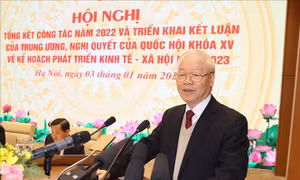 Tổng Bí thư: Tranh thủ thời cơ, thực hiện thắng lợi mục tiêu KT - XH năm 2023