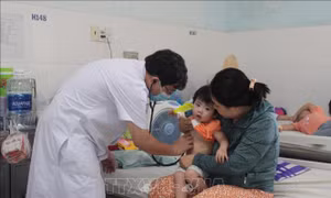 Khánh Hòa: Số trẻ nhập viện do các bệnh liên quan đến hô hấp tăng cao