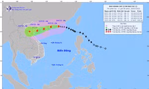 Bão số 3 cách Quảng Ninh - Hải Phòng khoảng 680 km, gây nước dâng và mưa lớn